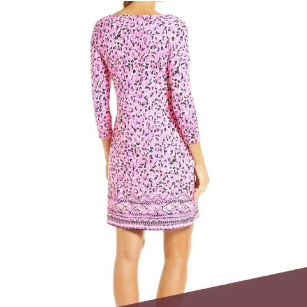 Lilly Pulitzer UPF 50+ Sophie Dress Pink My Favorite Spot XS Stretch Com… - Picture 3 of 15